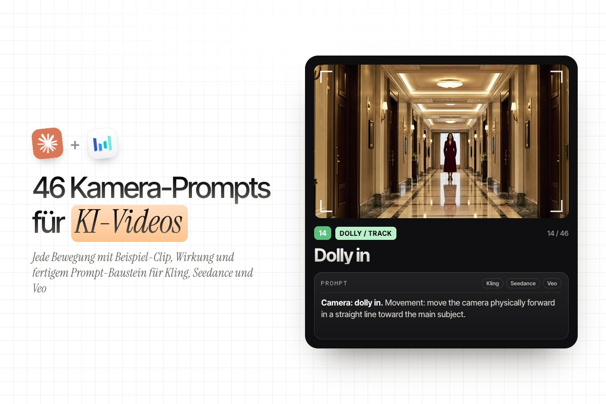 46 Kamera-Prompts für KI-Videos